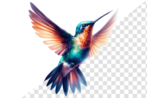 Download Hummingbird Art Watercolors Clipart - Art Collection