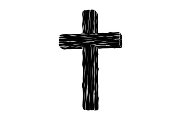 Download Minimalist Wooden Cross Symbol Isolated - Minimal Collection
