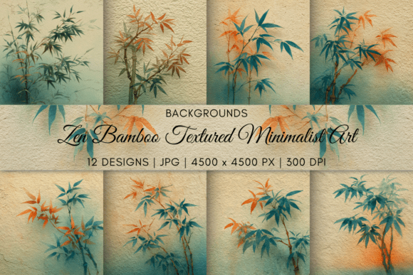 Download Zen Bamboo Textured Minimalist Art - Art Collection