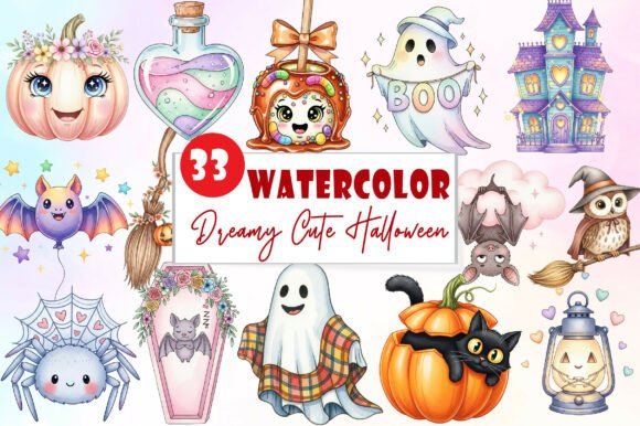 Download Dreamy Cute Halloween Clipart - Art Collection