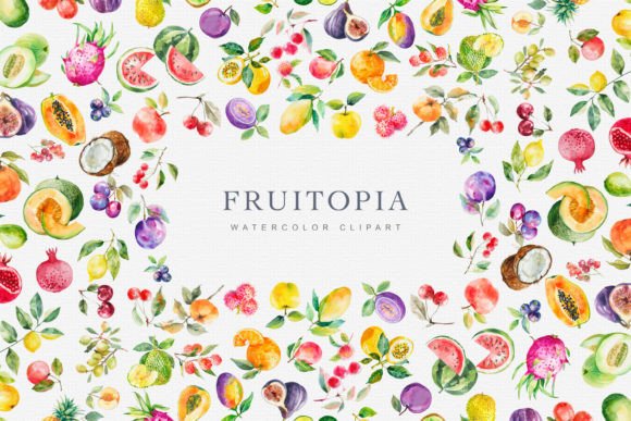 Download Watercolor Fruit Clipart Collection - Art Collection