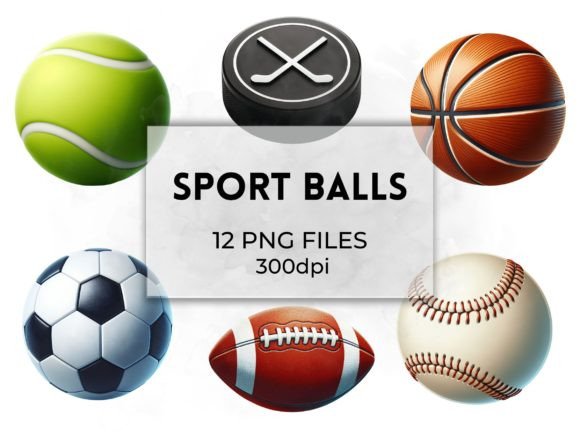 Download Sport Balls Clipart Illustrations Pack - Art Collection