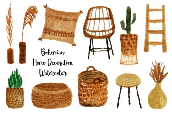Download Artistic Boho Home and Room Decoration - Art Collection