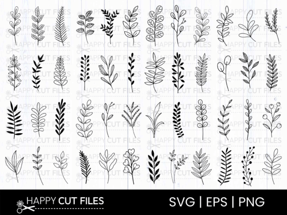 Download Leaf Svg Bundle Leaves Svg 48 Design - Svg Collection