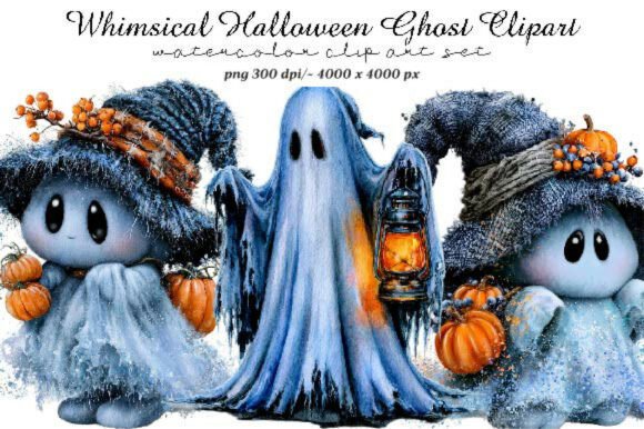 Download Whimsical Halloween Ghost Clipart - Art Collection