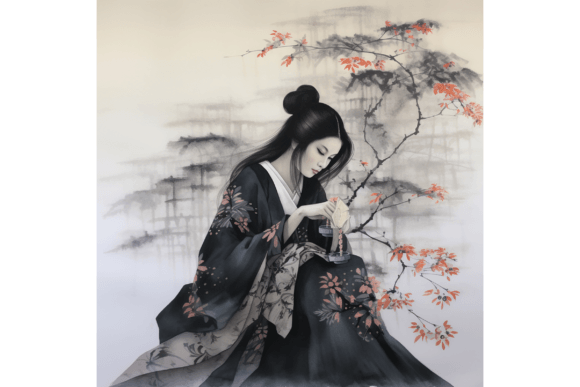 Download Brusho Inks Hokusai Artwork - Art Collection