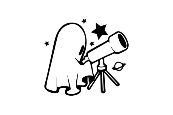 Download Hand Drawn Black Illustration Ghost Art - Art Collection