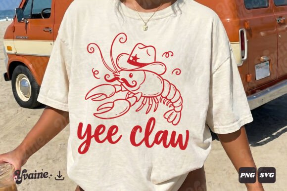 Download Funny Summer SVG PNG Lobster Cowboy - Svg Collection