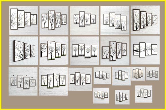 Download Modern Nature Panel Artwork Set - Art Collection