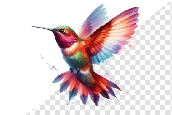 Download Hummingbird Art Watercolors Clipart - Art Collection