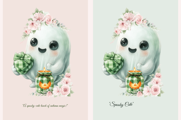 Download Spooky Cute Autumn Ghost Clipart - Art Collection