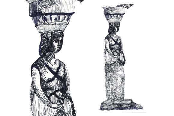 Download Goddess Sculpture - Graphic Ink Clipart - Art Collection