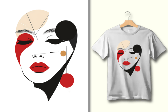 Download Abstract Woman Face Geometric Art Design - Art Collection