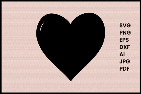 Download Heart Shape Silhouette - Art Collection