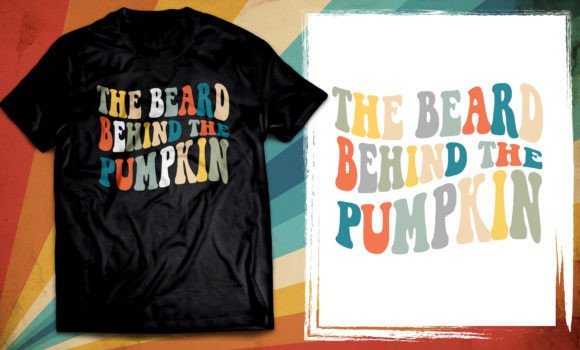 Download Pumpkin Vintage Color Word Warp T Shirt - Premium Resources