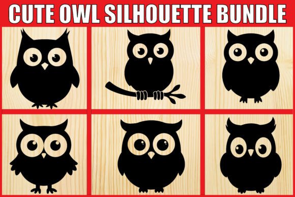 Download Cute Owl Silhouette SVG Bundle - Svg Collection