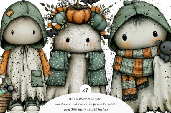 Download Whimsical Halloween Ghost Clipart - Art Collection