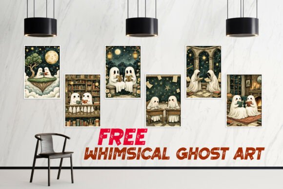Download Whimsical Ghost Art Free Download - Art Collection