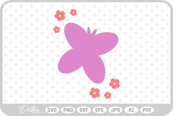 Download Flowers and Butterfly Wing SVG PNG DXF - Svg Collection