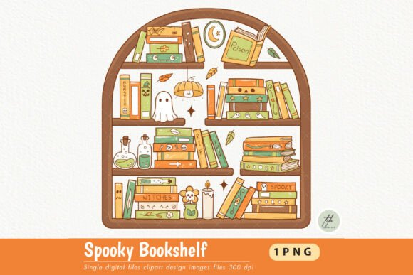 Download Halloween Bookish Clipart - Art Collection