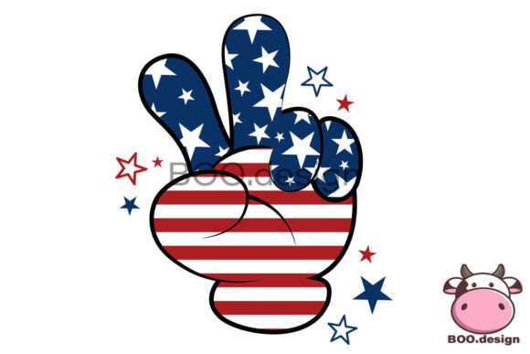 Download Peace Hand Sign Svg, 4th of July Svg - Svg Collection