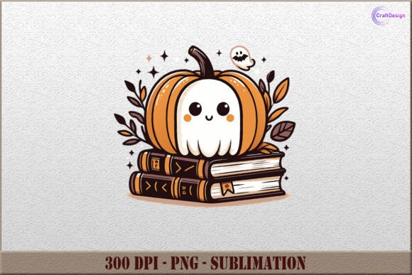 Download Cute Ghost Bookish PNG Halloween Clipart - Art Collection