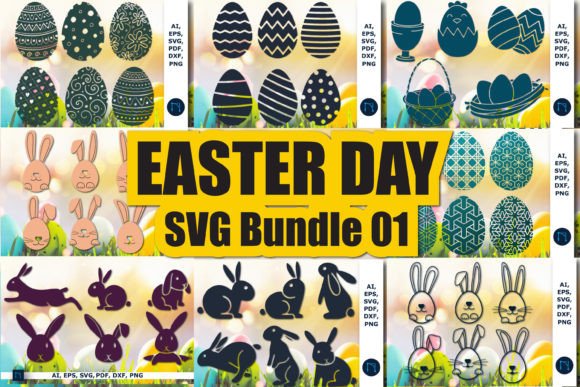 Download Paper Cut Easter Egg Element SVG Bundle - Svg Collection