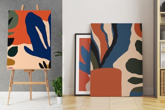 Download Abstract Contemporary Floral Art - Art Collection