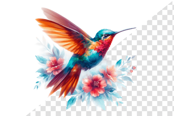 Download Hummingbird Art Watercolors Clipart - Art Collection