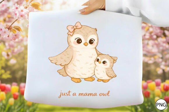 Download Cute Mama Owl Clipart PNG - Art Collection