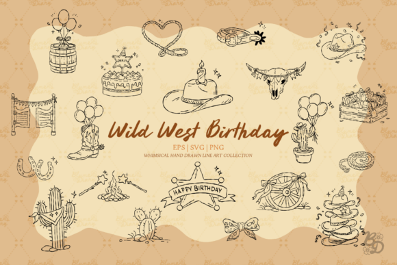 Download Wild West Birthday Clipart - Art Collection