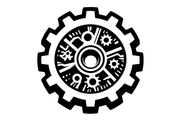 Download Gear DXF Artwork, Mechanical Gear SVG - Art Collection