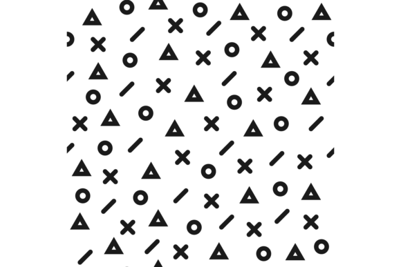 Download Seamless Modern Art Pattern in Memphis G - Art Collection