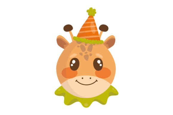 Download Cute Party Giraffe - Art Collection