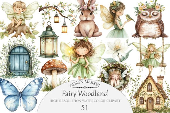 Download Fairy Woodland Clipart - Art Collection