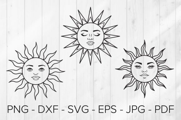 Download Sun Svg, Boho Celestial Svg, Magic - Svg Collection