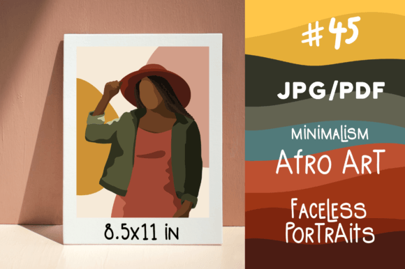 Download African Woman Black Girl Minimalist Art - Art Collection