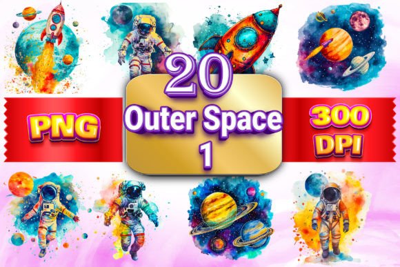 Download Outer Space Clipart Bundle - Art Collection