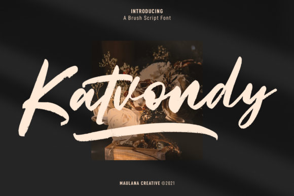 Download Katvondy Marker Brush Script - Premium Resources