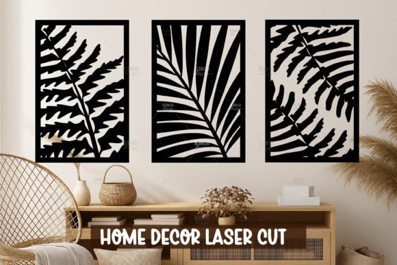 Download Tropical Leaf Set Wall Art SVG - Art Collection